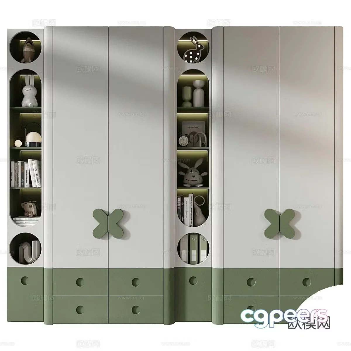 Children’s wardrobe 3d model