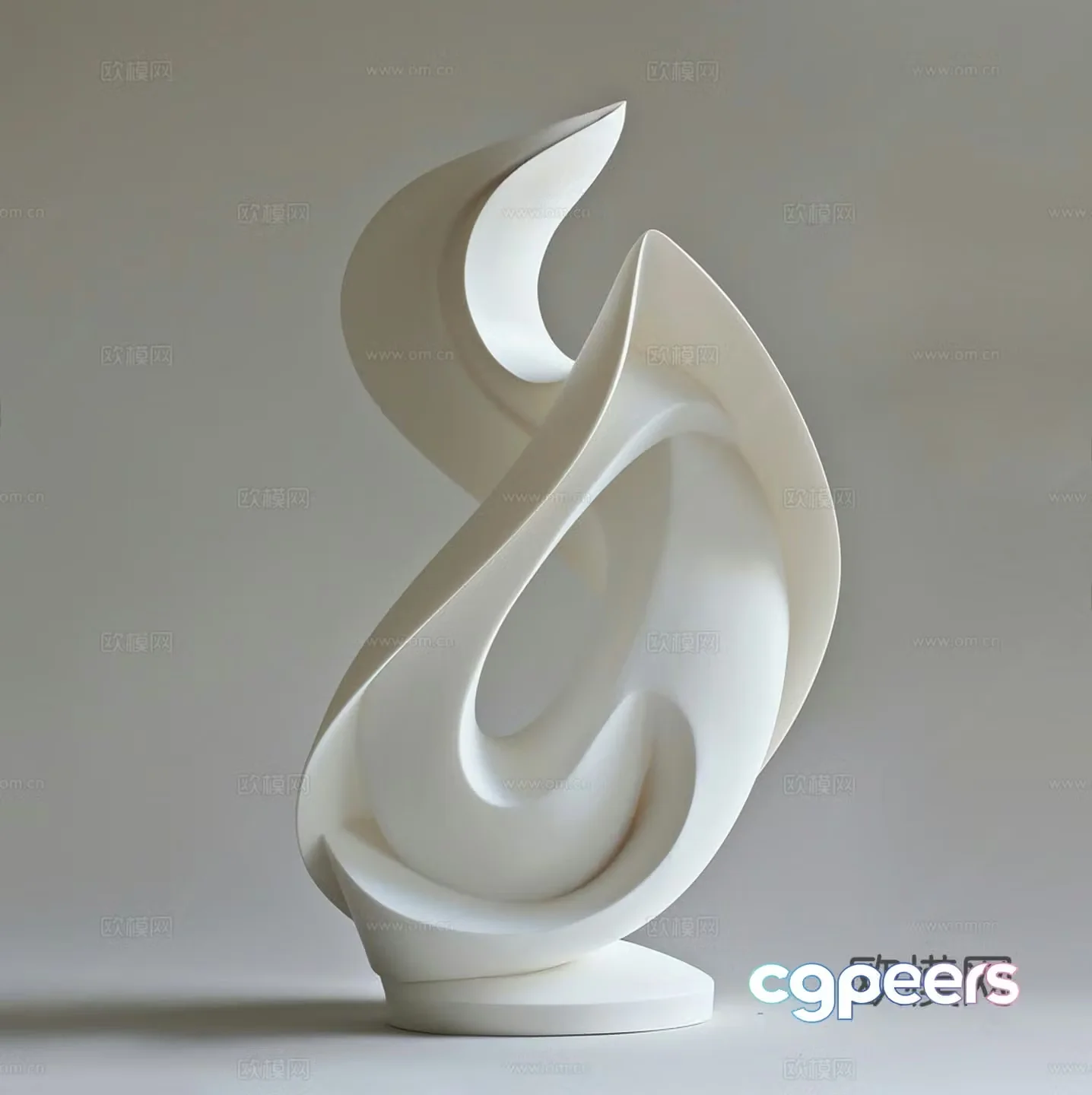 Modern sculpture ornaments Minimalist art installation Modern wooden ornaments Special ornaments Abstract sculpture 3D model