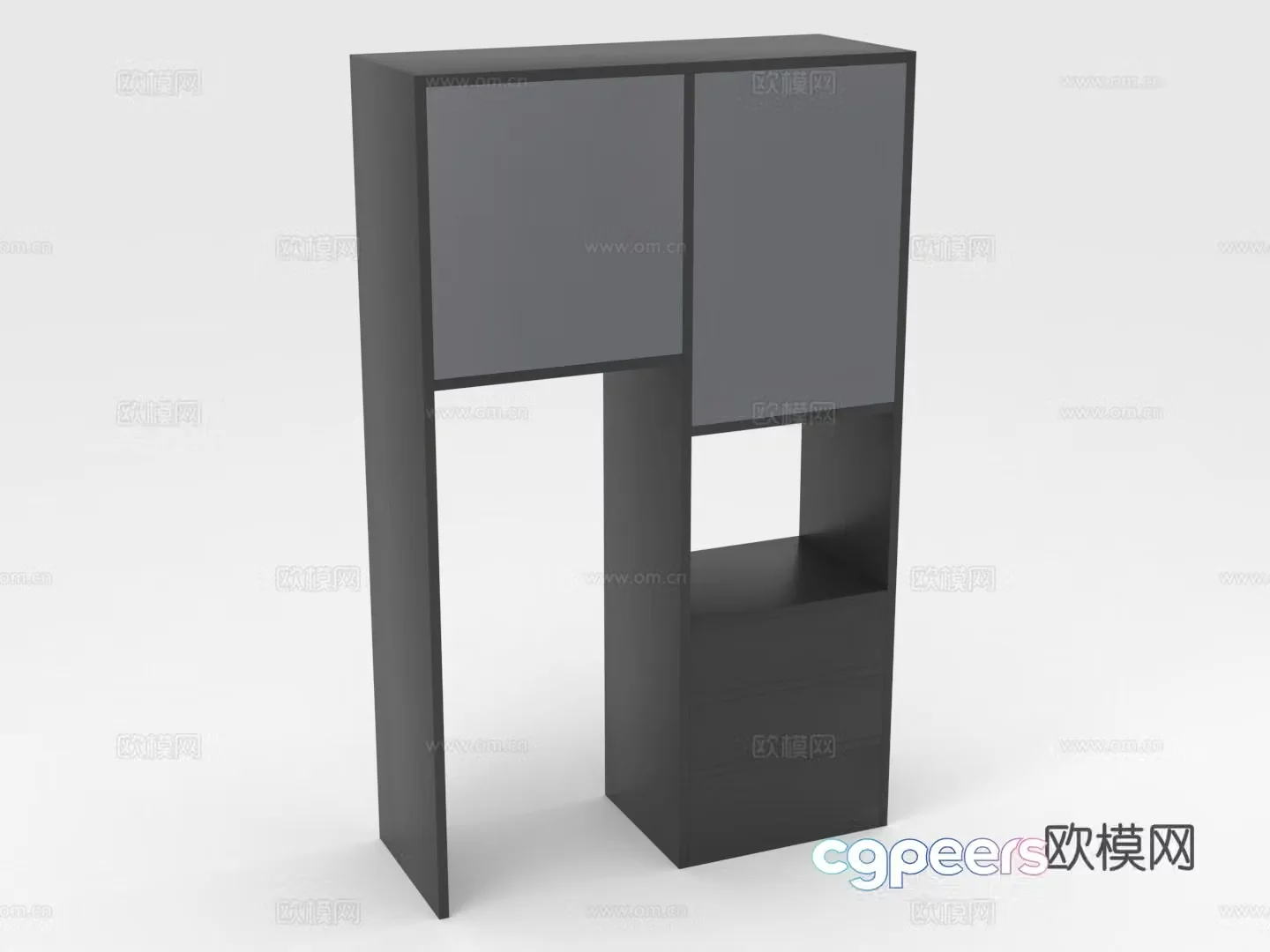 Storage cabinet storage cabinet combination cabinet chest of drawers high cabinet cabinet 3d model