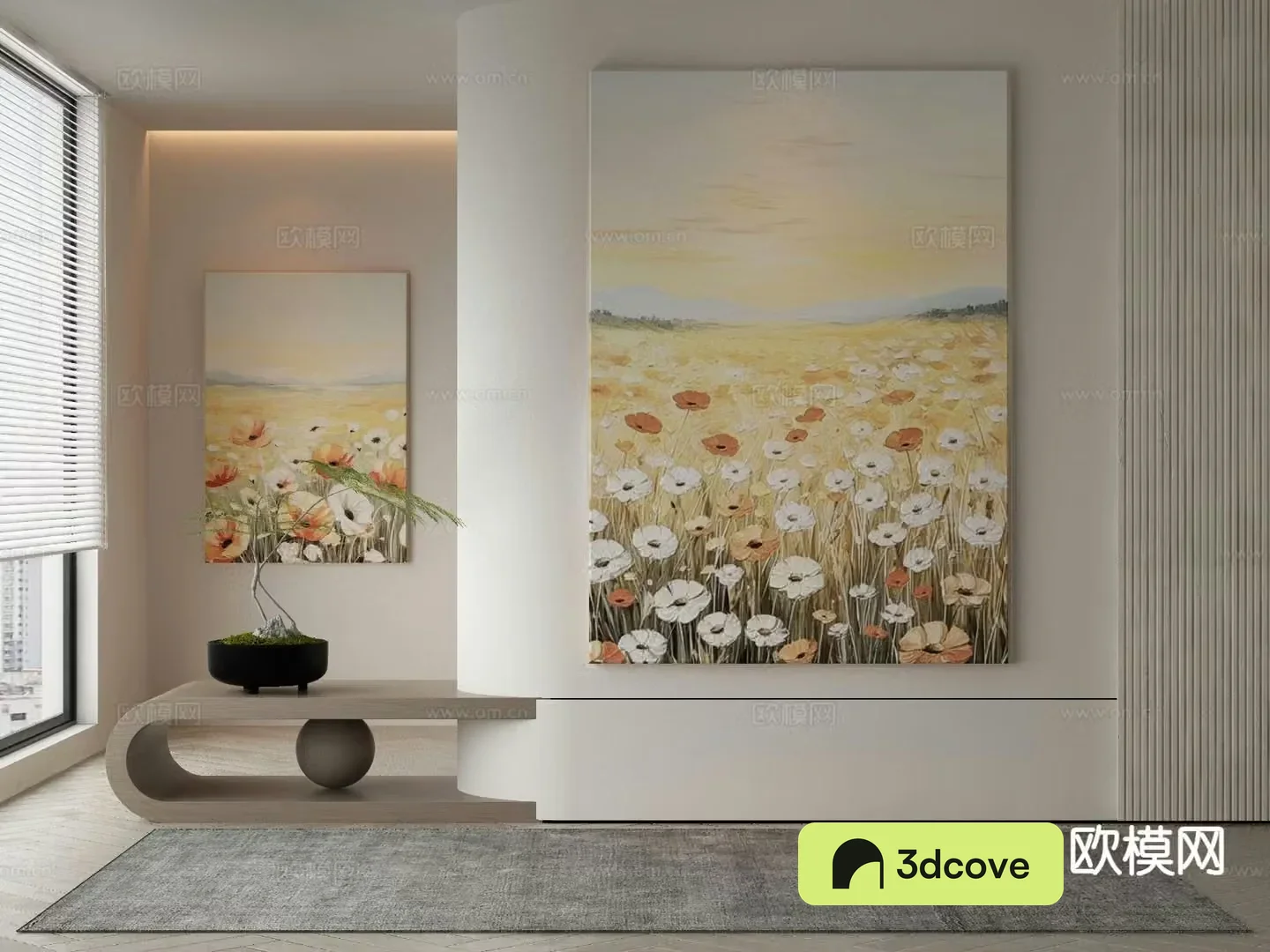 Modern decorative painting landscape oil painting