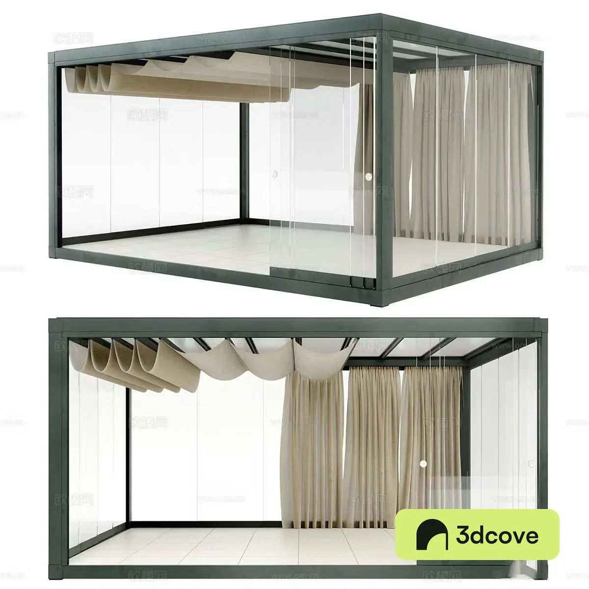 Modern courtyard pavilion