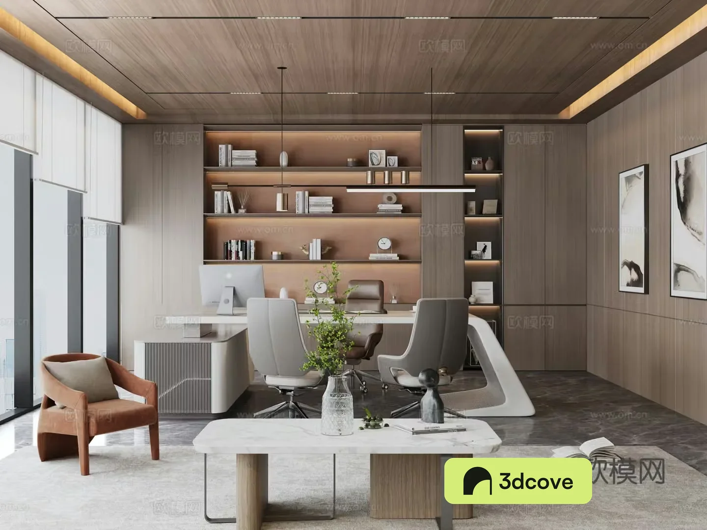 Modern manager office