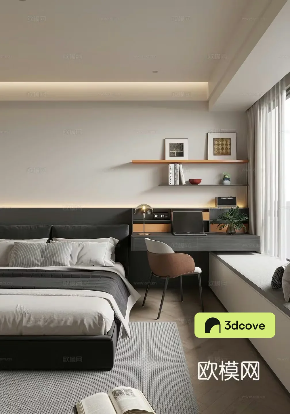 Modern bedroom
