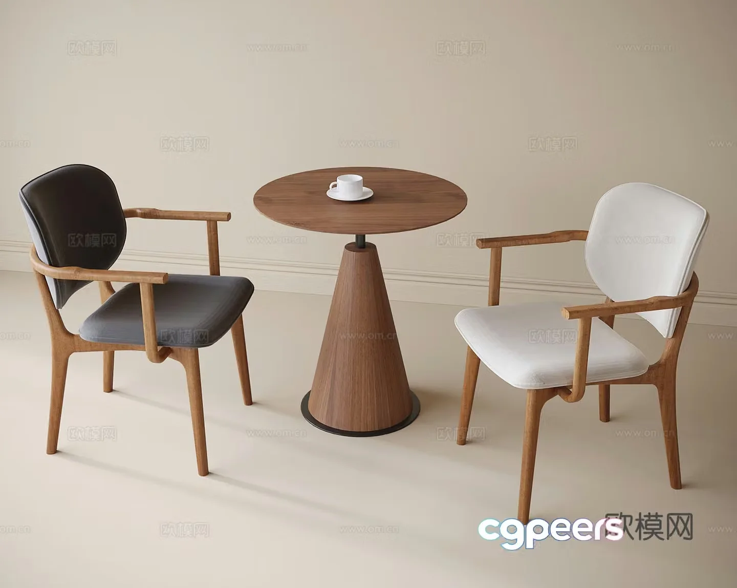 Modern coffee tables and chairs negotiation tables and chairs leisure tables and chairs 3D model