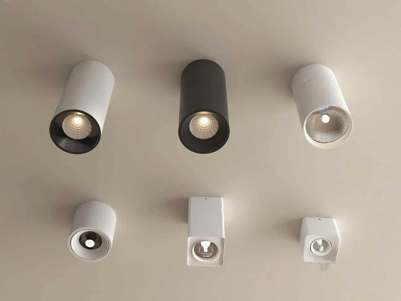 White Track Lights 3D Model – 15696 – VRAY Render