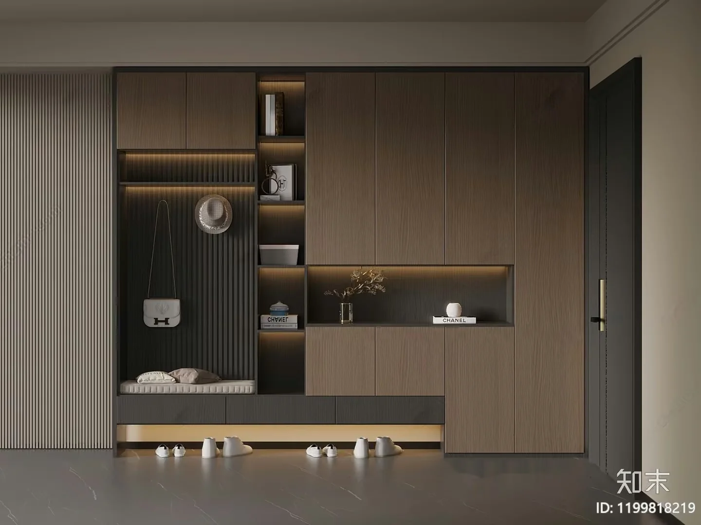 Modern Storage Unit 3D Model – 22637 – VRAY Render