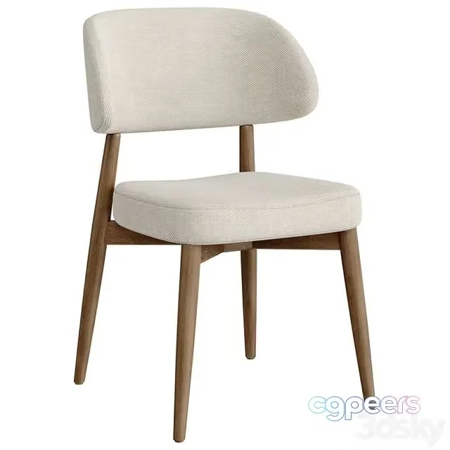 3ds Max Free – Hyde Dining Chair West elm
