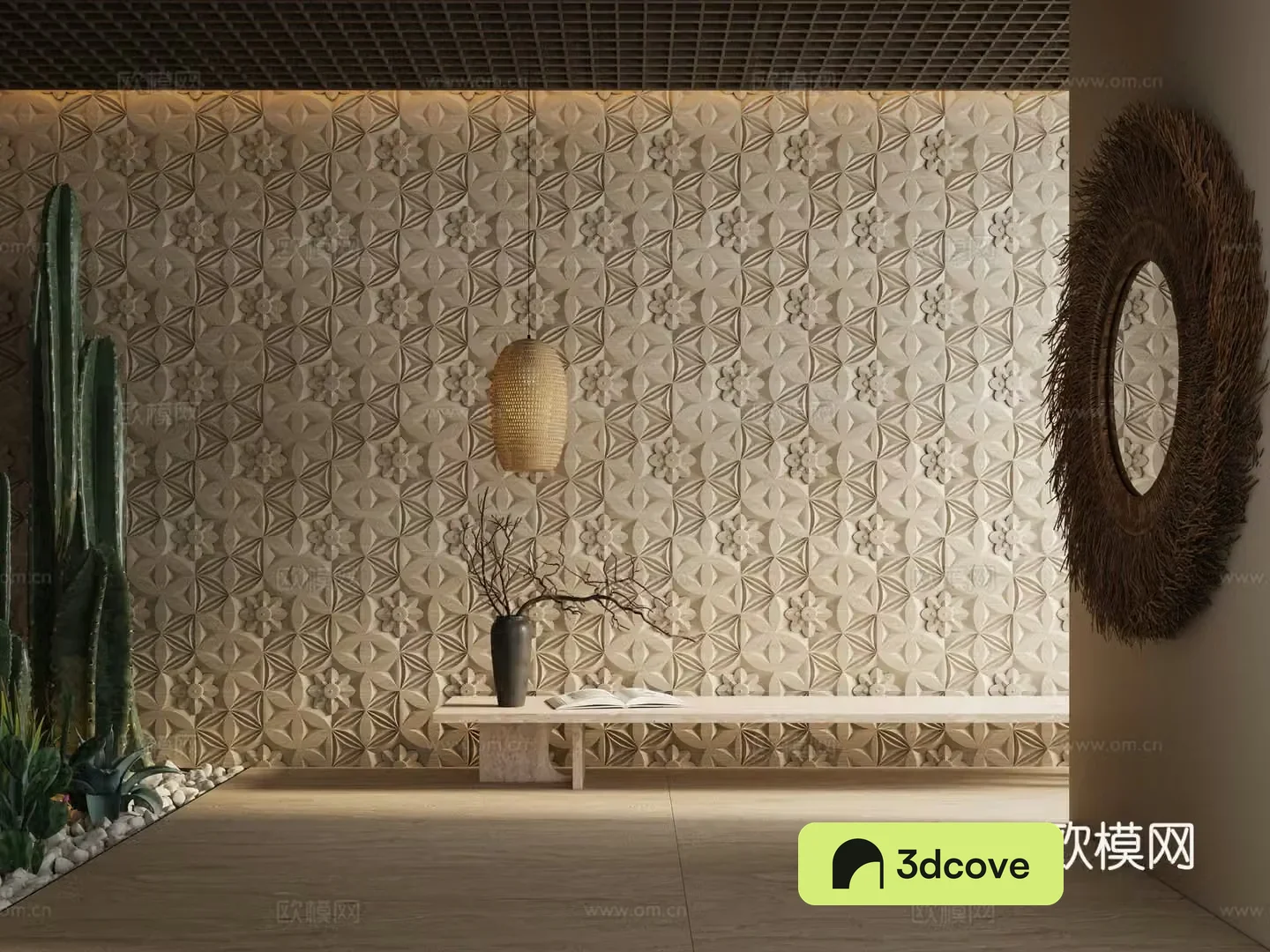 Translucent stone Wood veneer Marble Hard bag Fur stone background wall