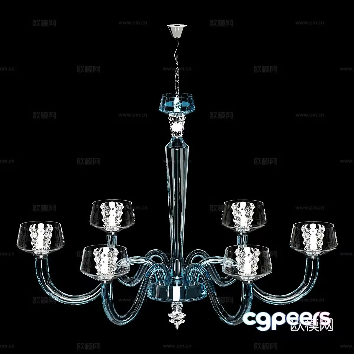 Modern simple chandeliers chandeliers simple chandeliers dining chandeliers living room chandeliers lamps 3D model