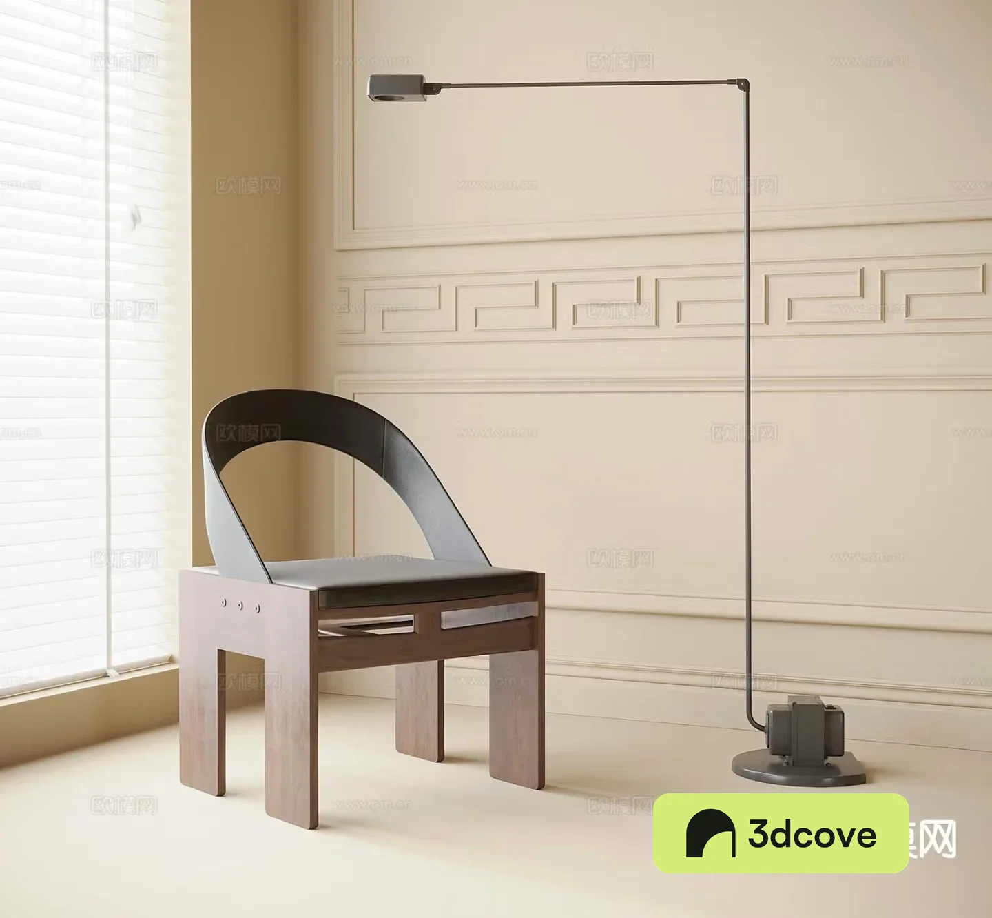 Modern single chair dining chair