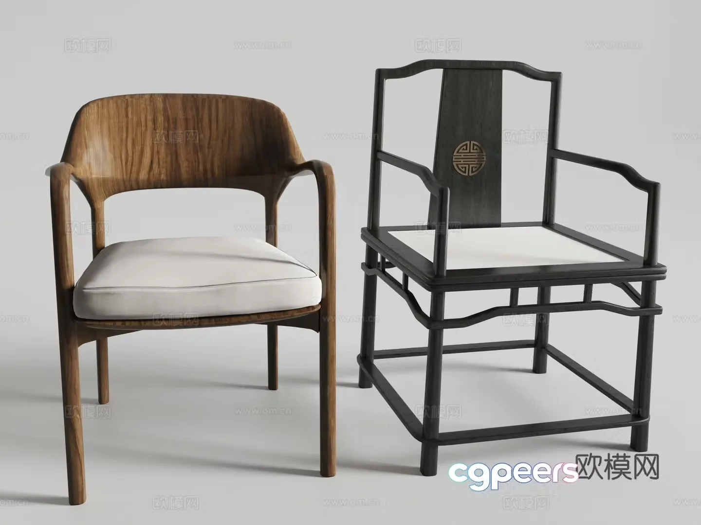 New Chinese chair 3d model
