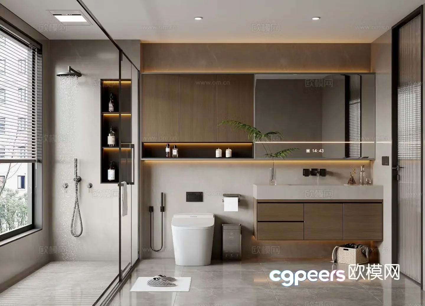Italian bathroom bathroom 3d model