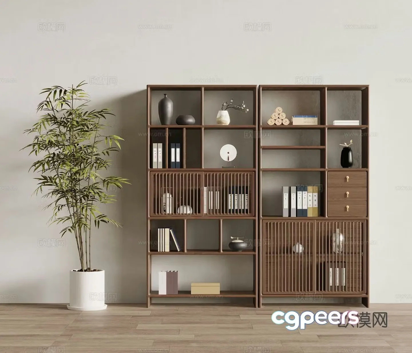 New Chinese style Bogu rack display stand 3D model