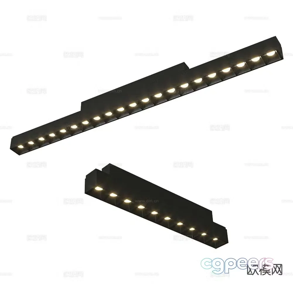 ANCARD track light grille light 3d model