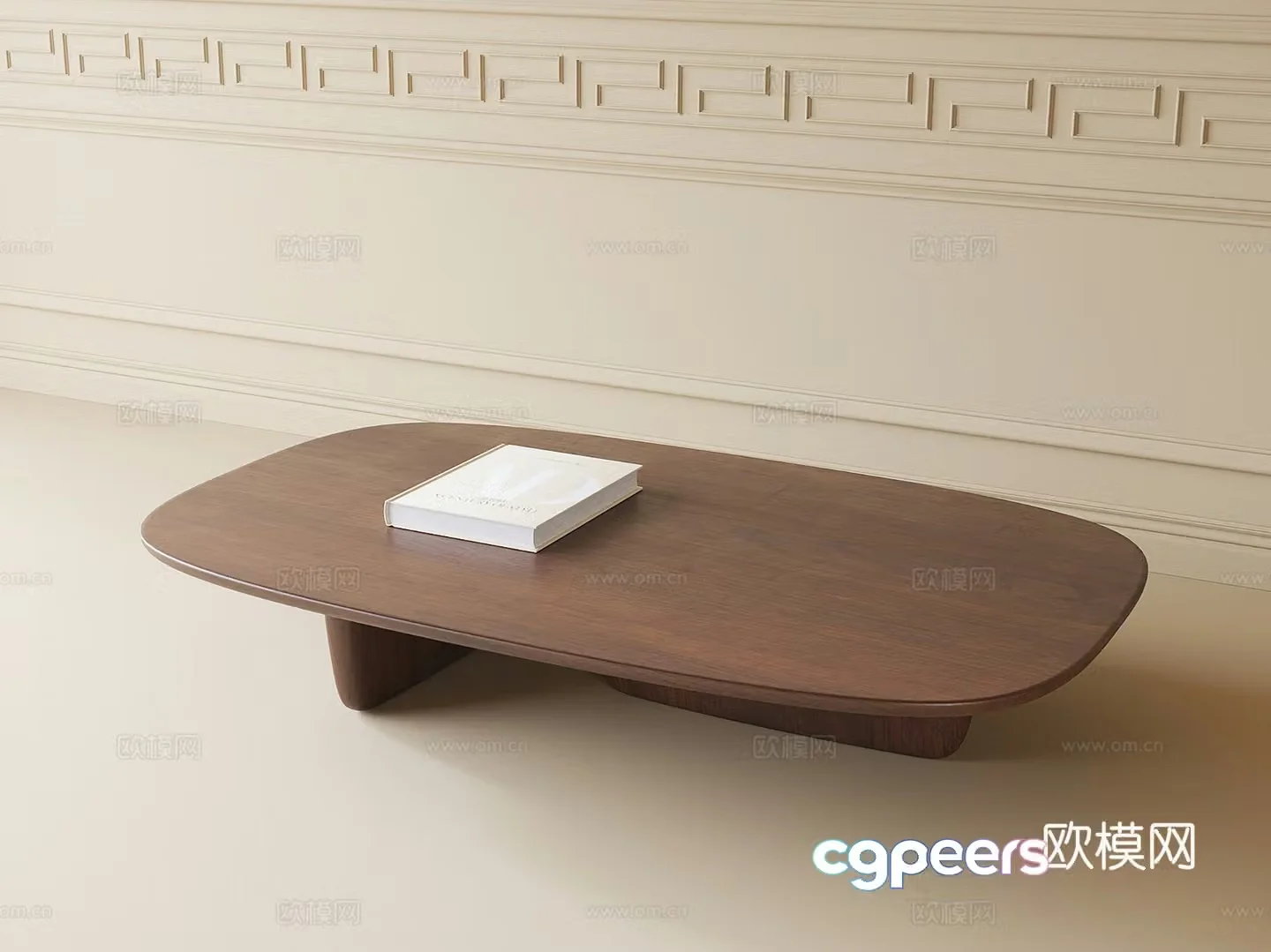Wabi-sabi coffee table 3d model
