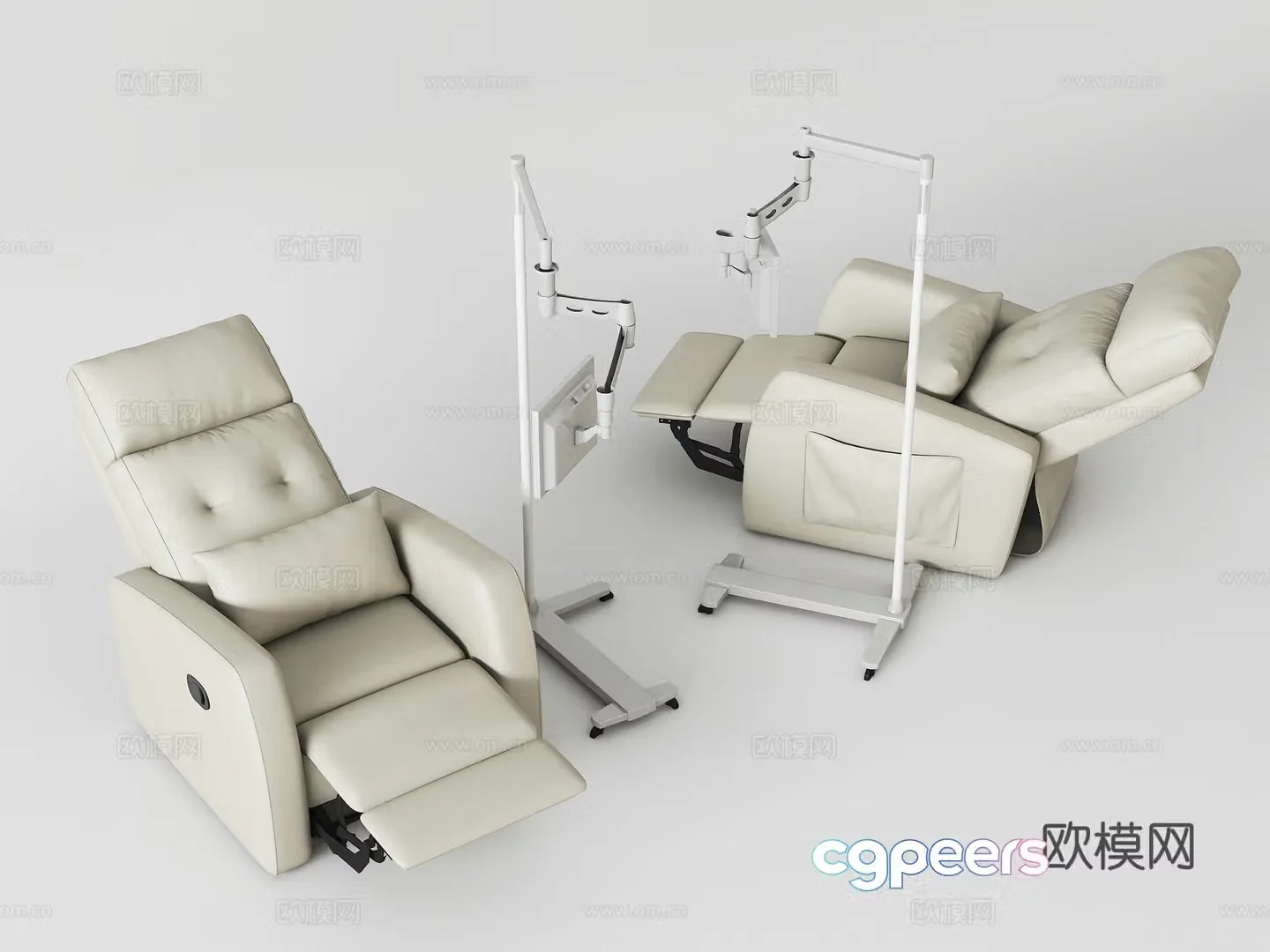 3D model of ear bed