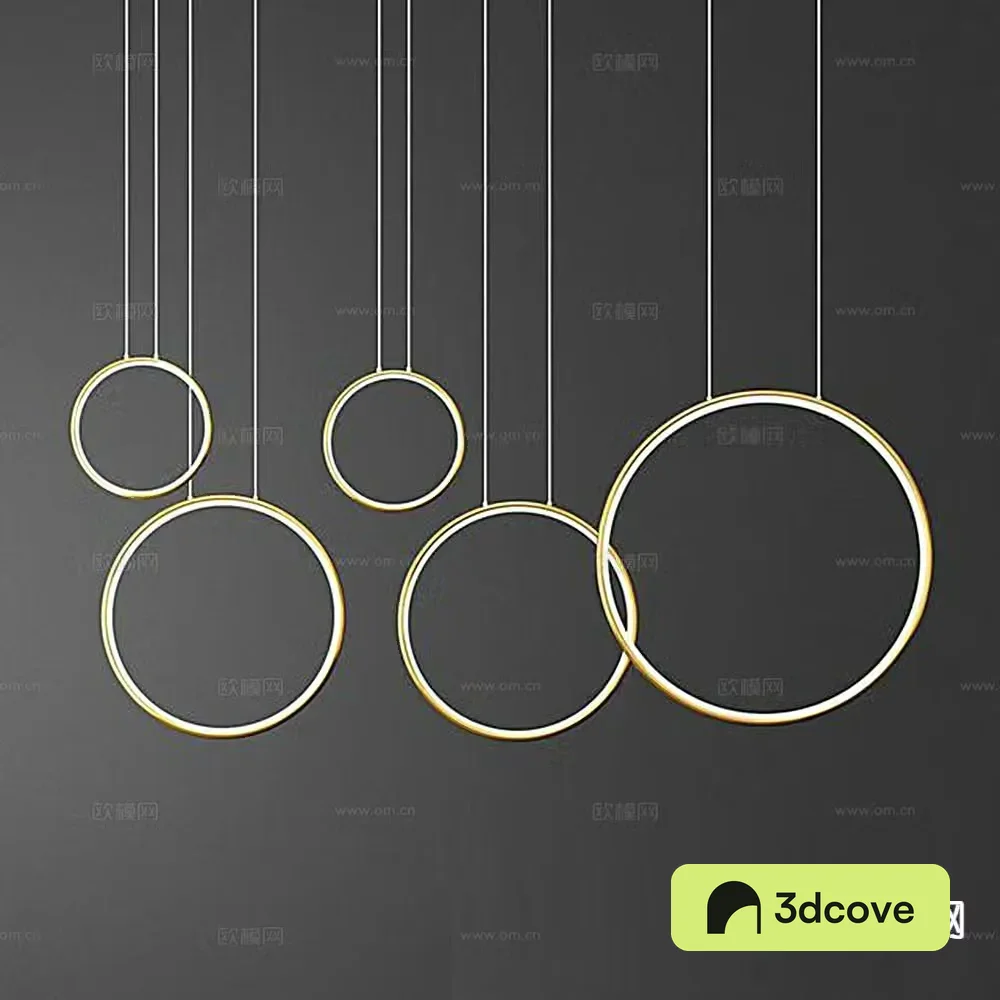 Modern ring chandelier
