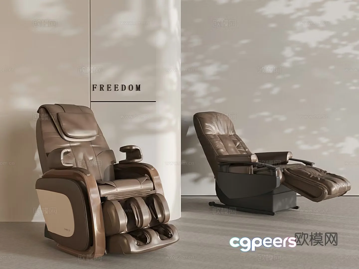 Massage chair 3d model