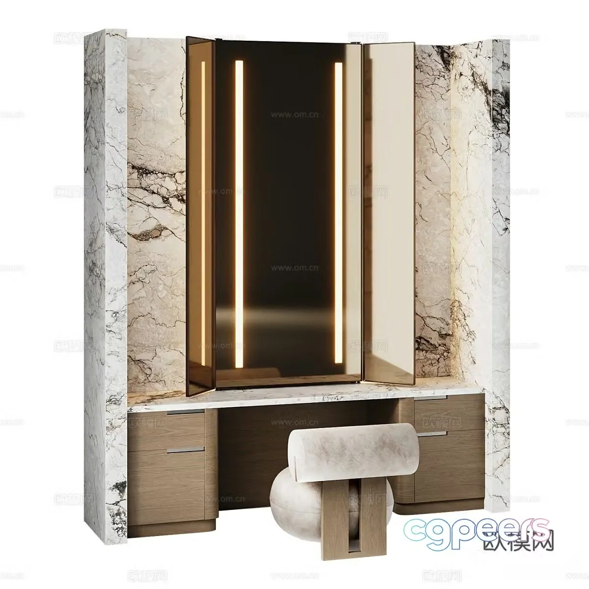 Dressing table 3d model