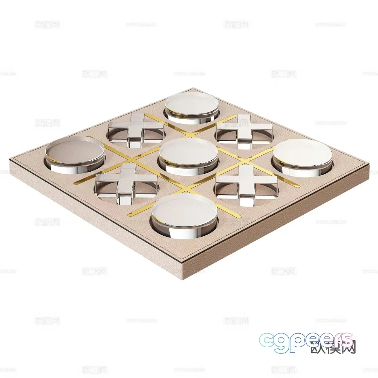 Pinetti Board Game Tabletop Game Game Equipment Entertainment Facilities Decoration 3D Model