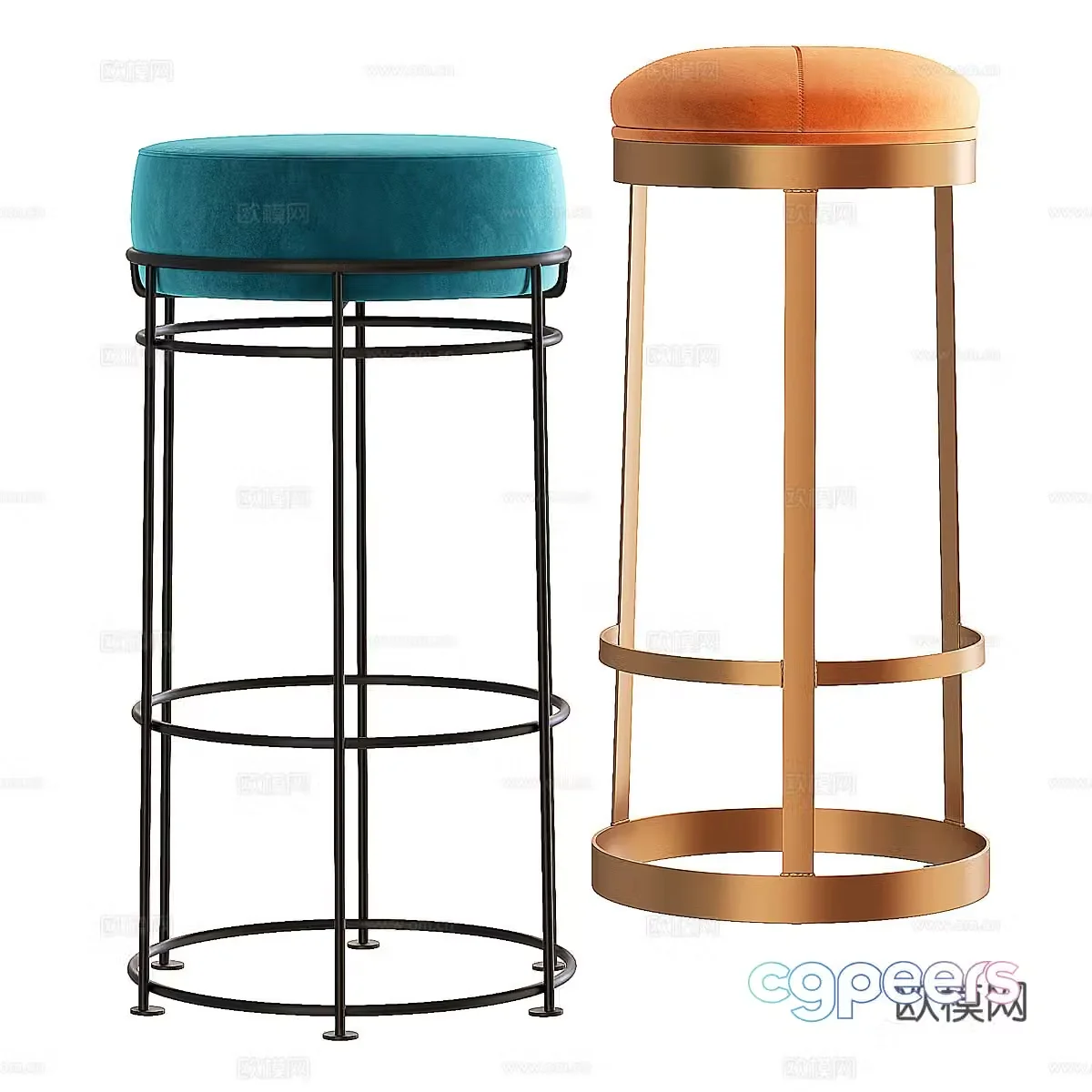 bar stool bar stool 3d model