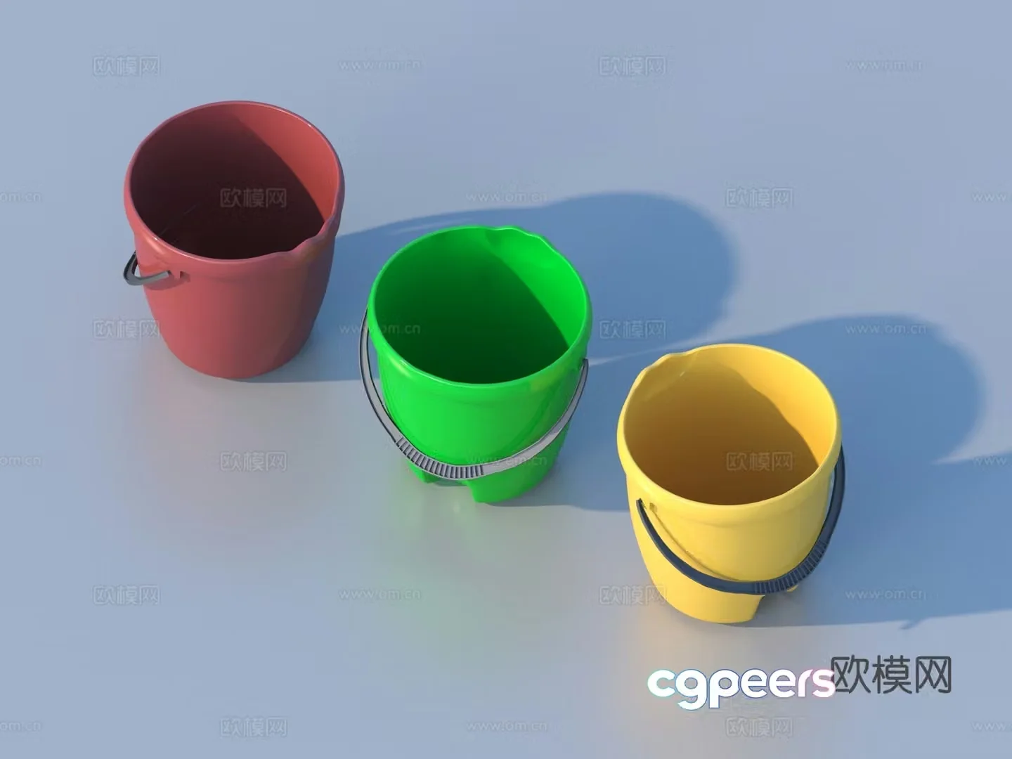 Bucket Bucket Plastic Bucket 3d Model