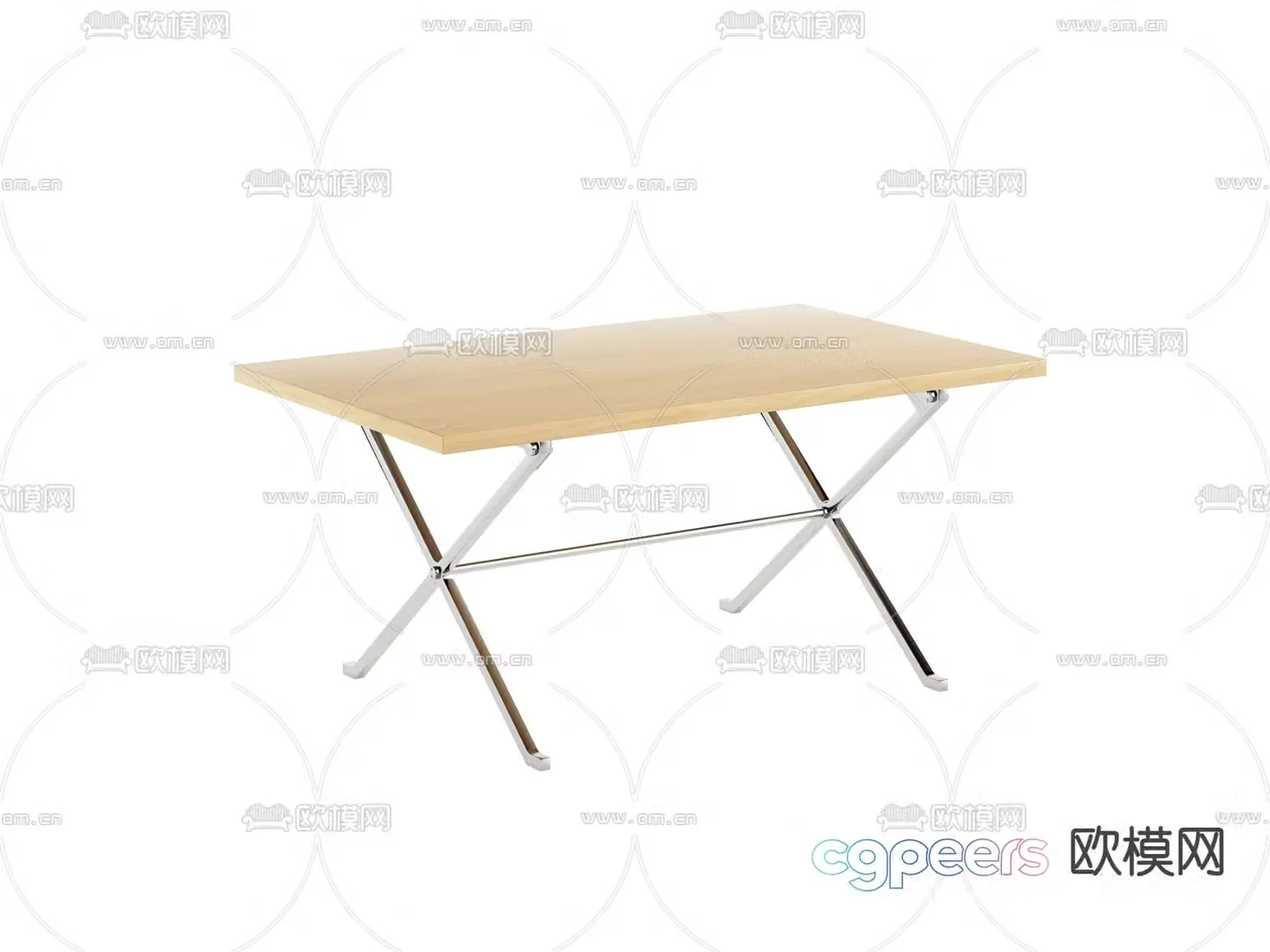 Modern conference table 3d model