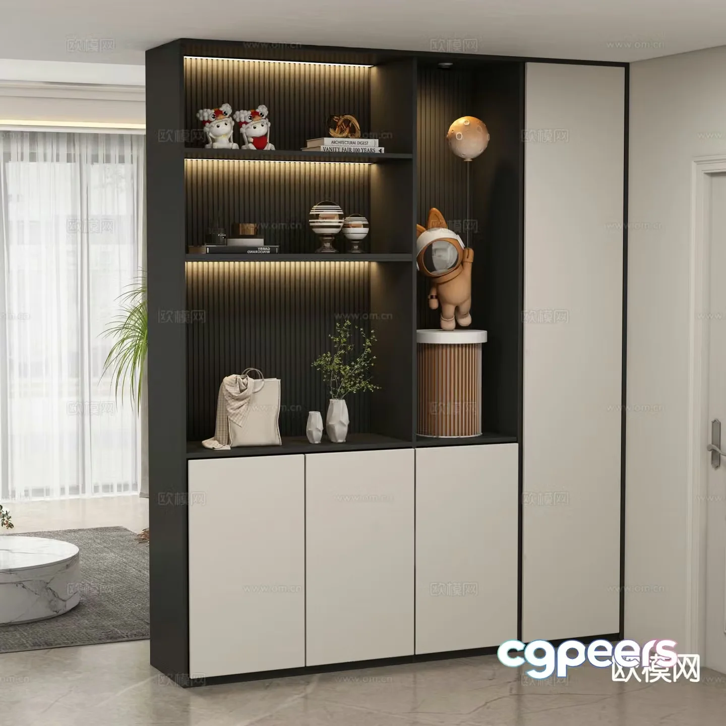 Entrance shoe cabinet Entry shoe cabinet 3D model