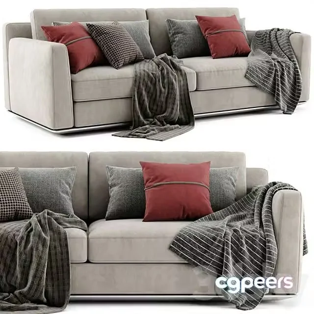 3ds Max Free – Horm Ellington 2 Seats Sofa