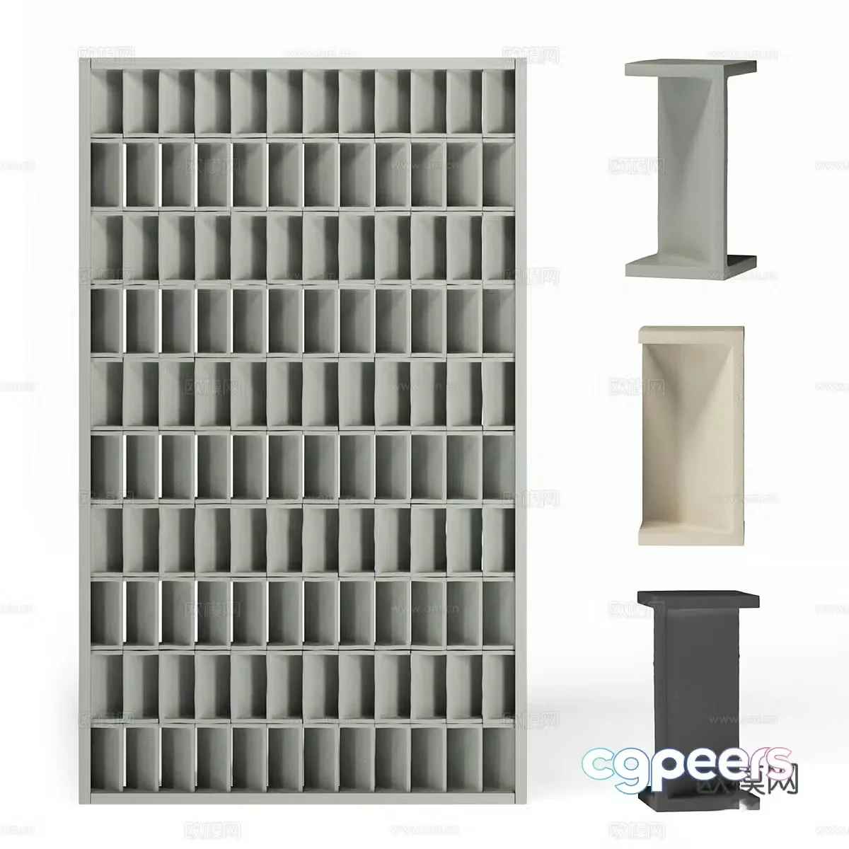 Cement brick Structural brick Foam brick New material 3D model