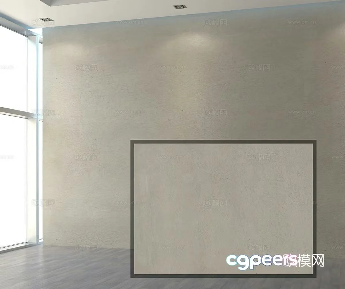 Microcement Art paint 3d model