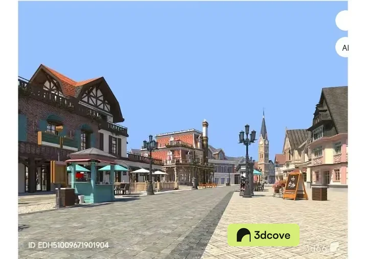 A Street With Buildings