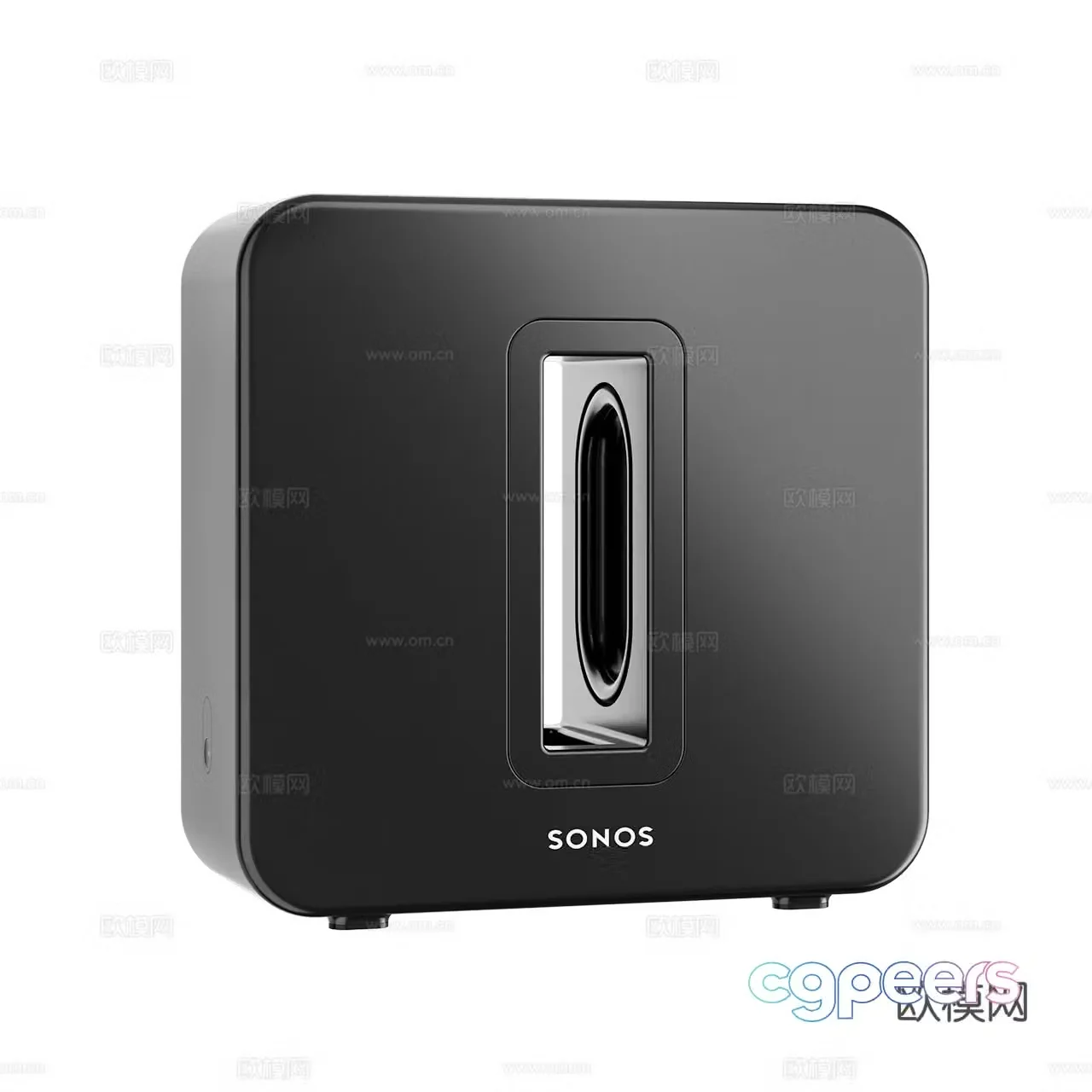 Sonos modern audio speaker speaker subwoofer 3d model