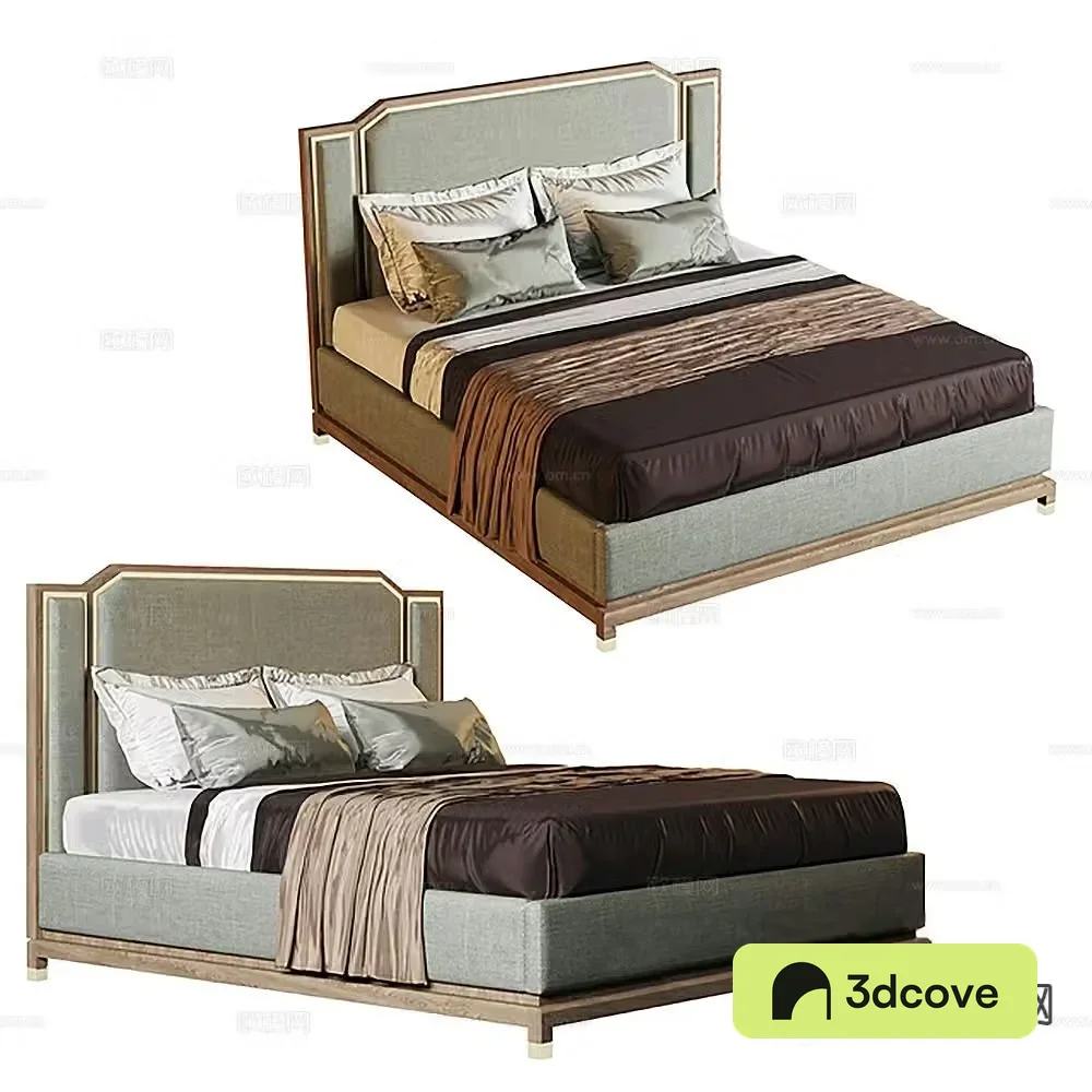 American double bed