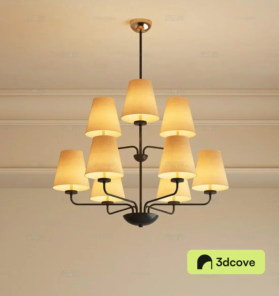 Modern chandelier