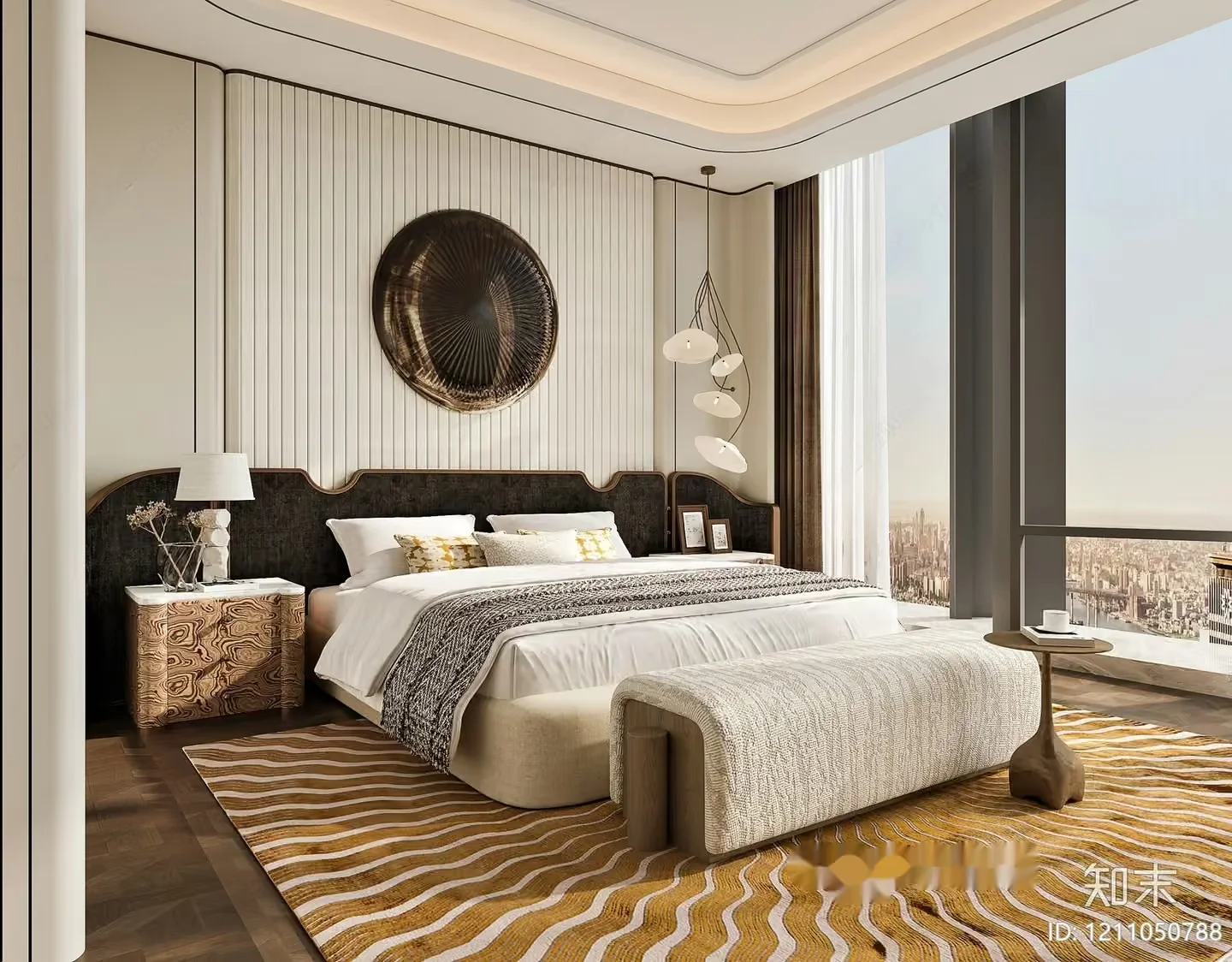 Cozy Bedroom 3D Model – 18847 – VRAY Render
