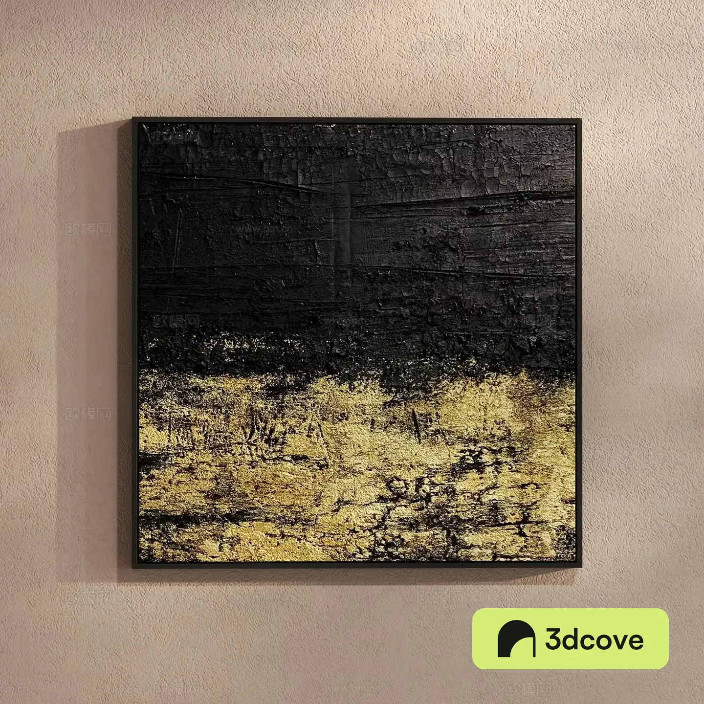 Modern texture painting decorative painting
