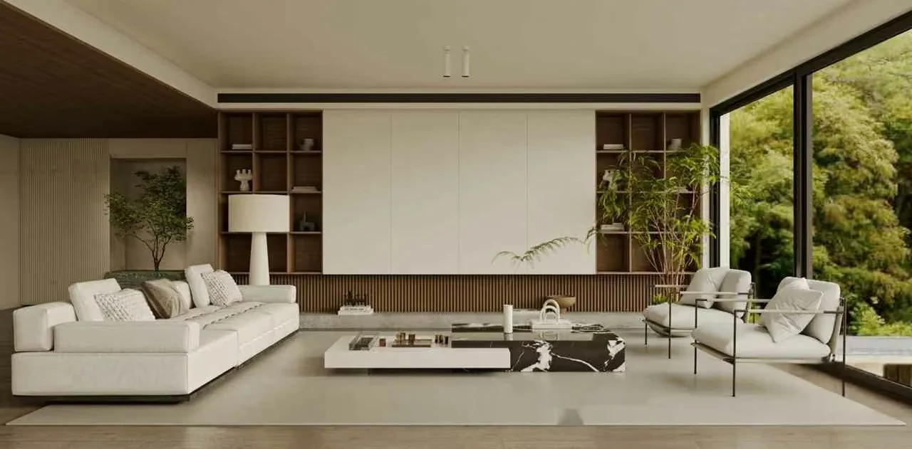 Modern Living Room 3D Model – 22359 – VRAY Render