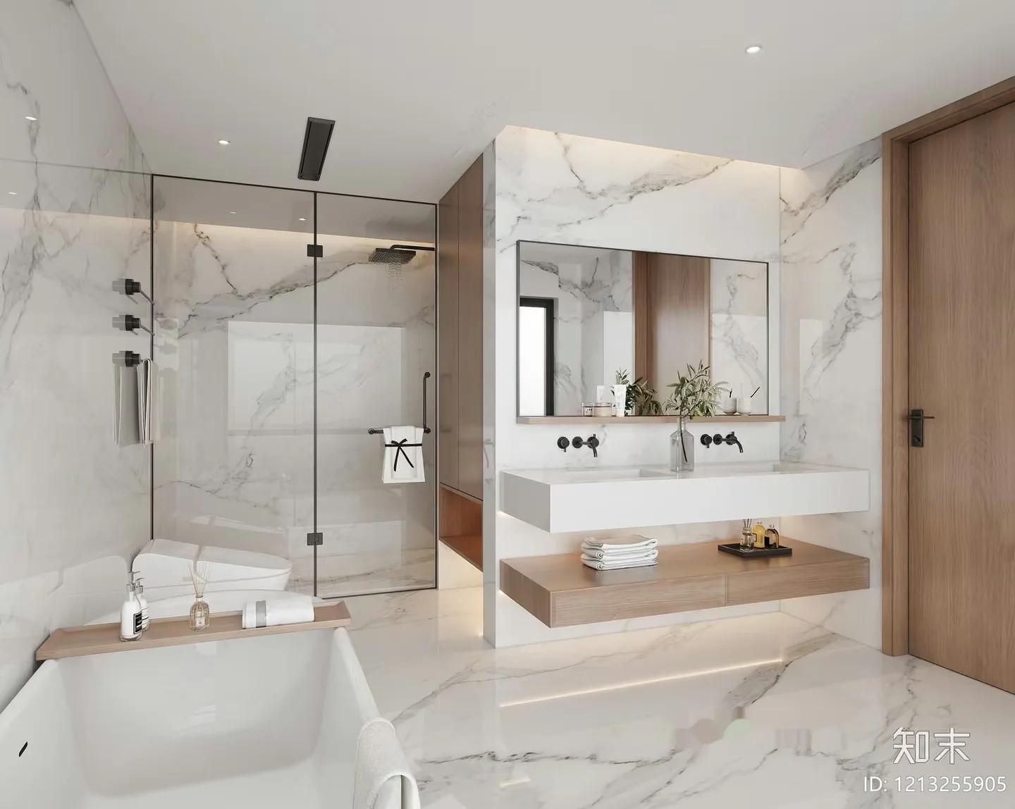 Modern Bathroom 3D Model – 6719 – VRAY Render