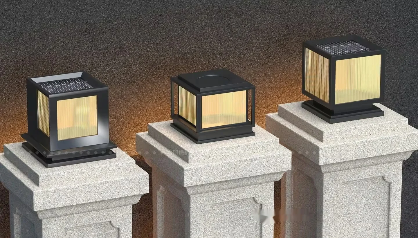 Black And White Lanterns 3D Model – 7694 – VRAY Render