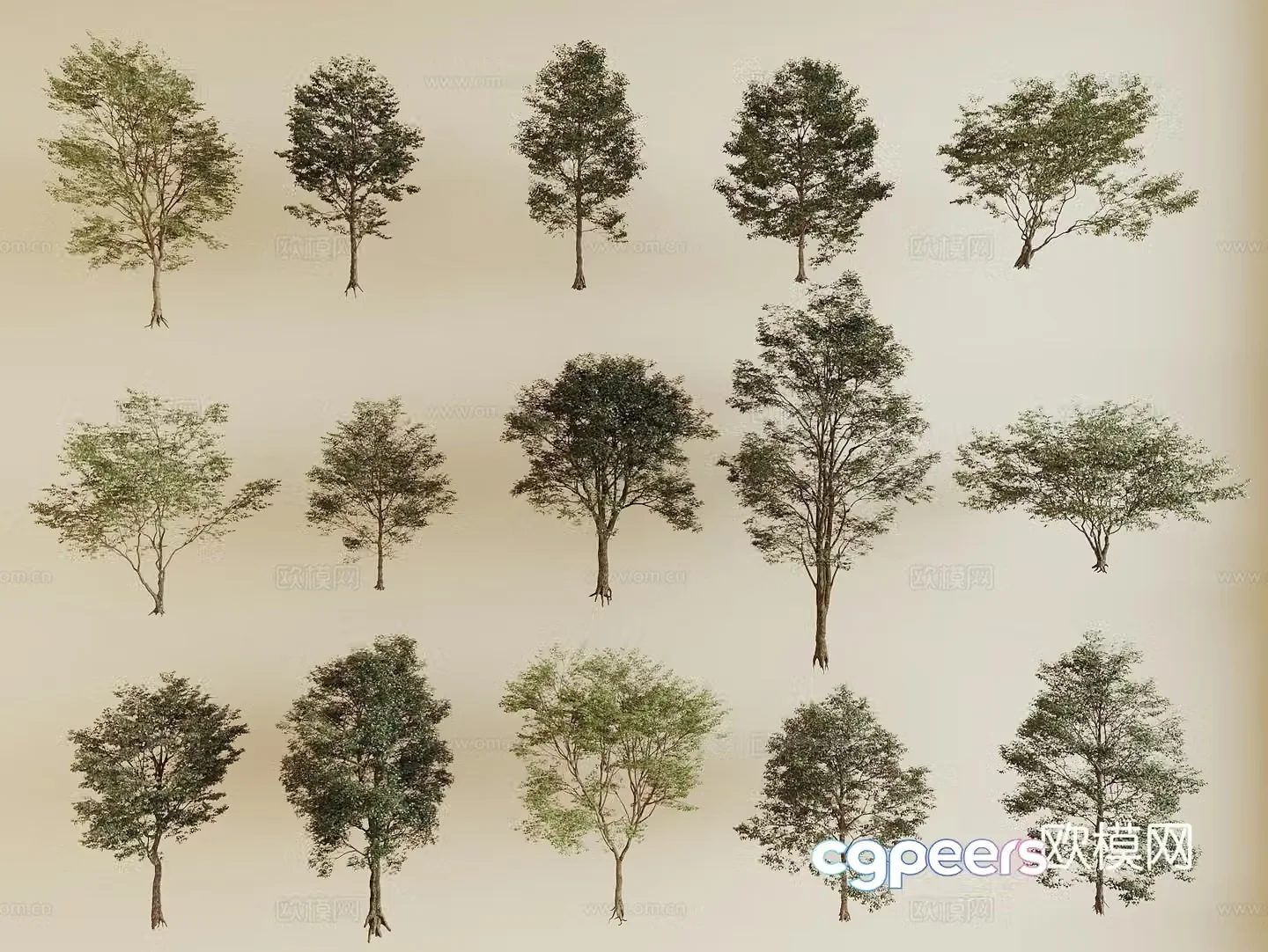 Landscape tree Tree Street Tree 3D Model