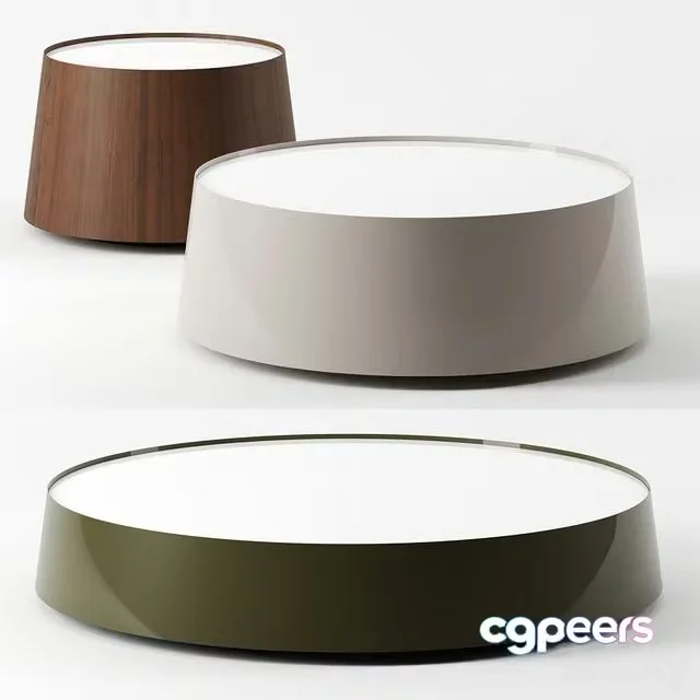 3ds Max Free – Planck coffee tables