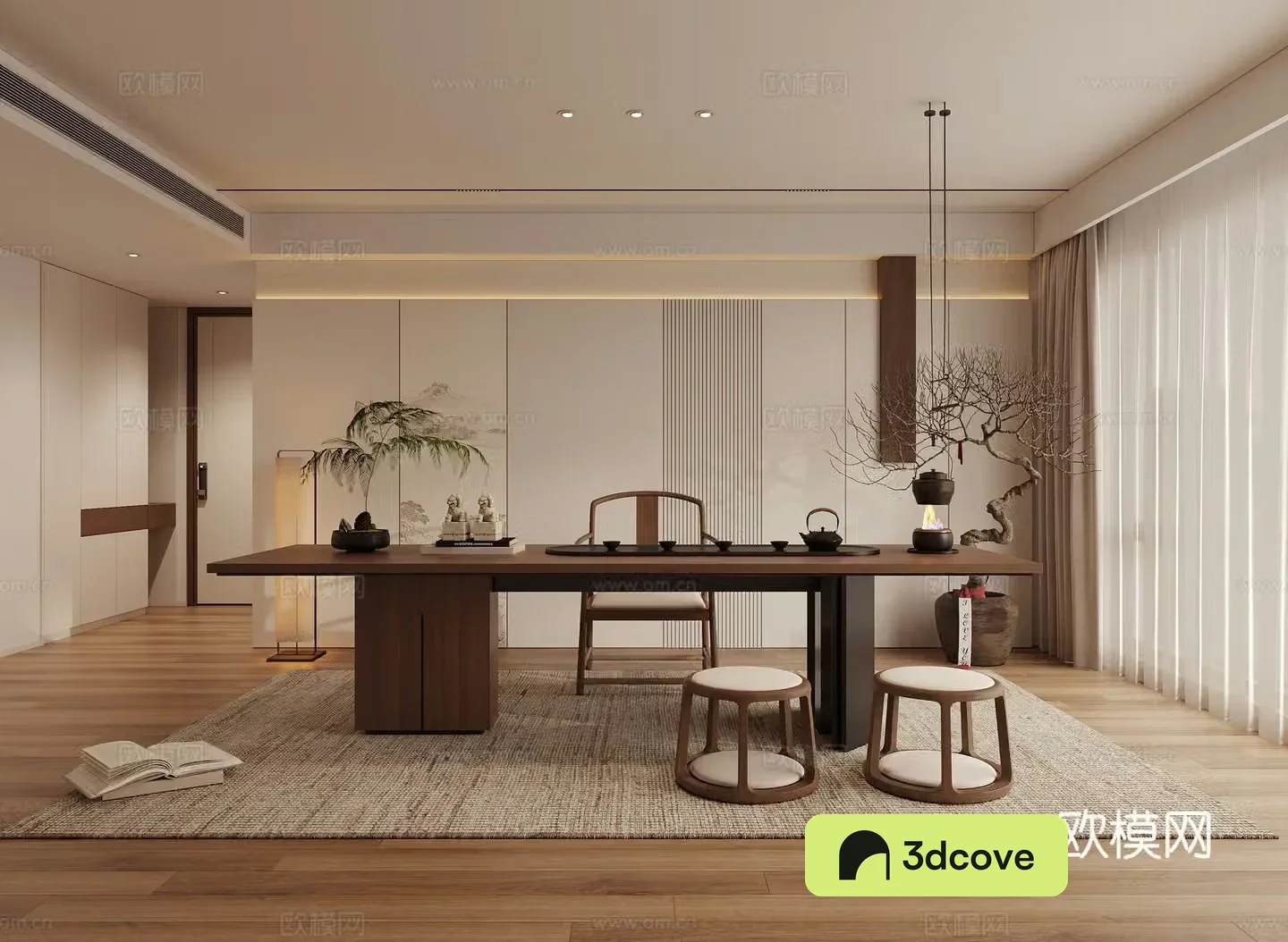 New Chinese Zen Tea Room