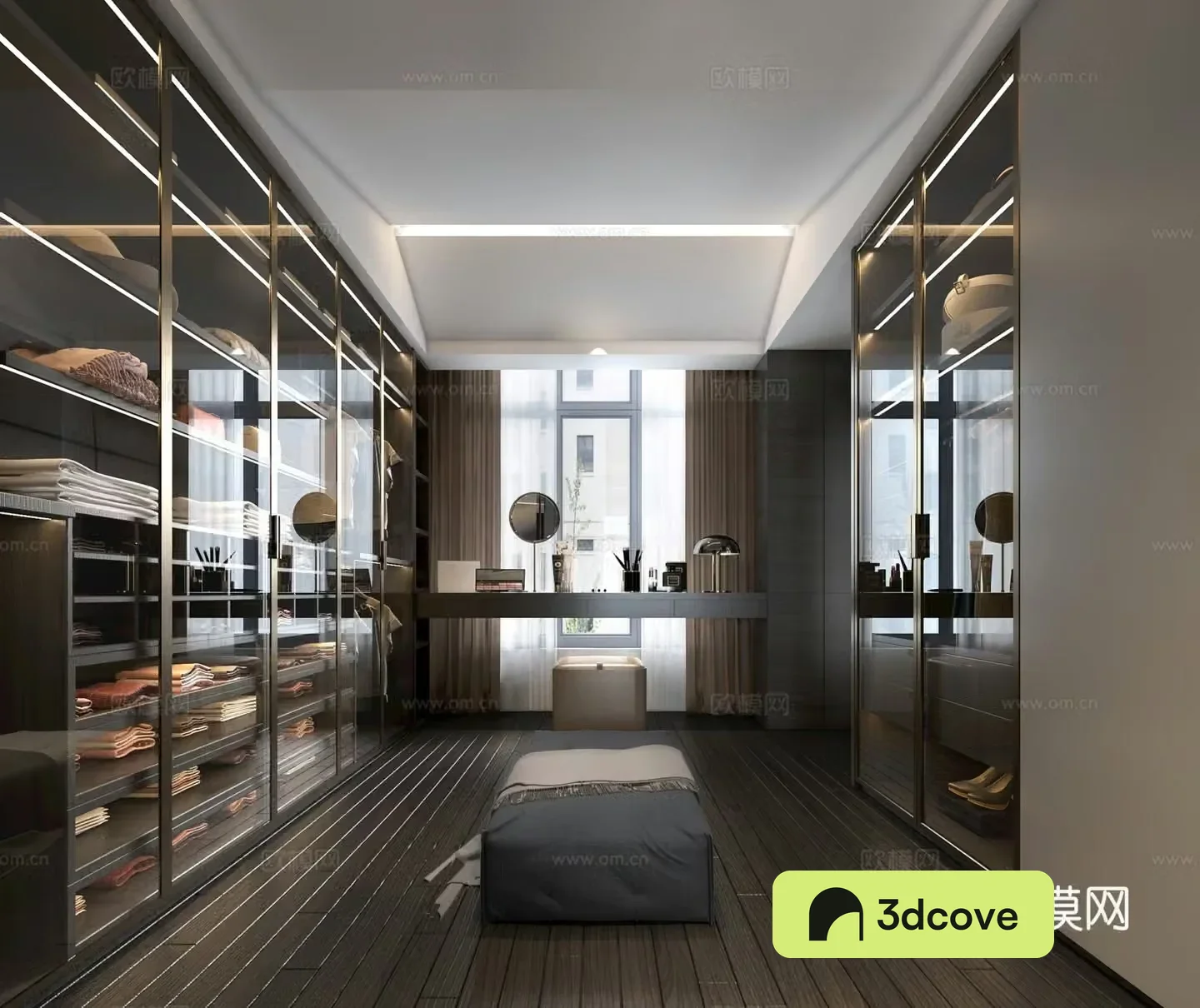 Modern cloakroom