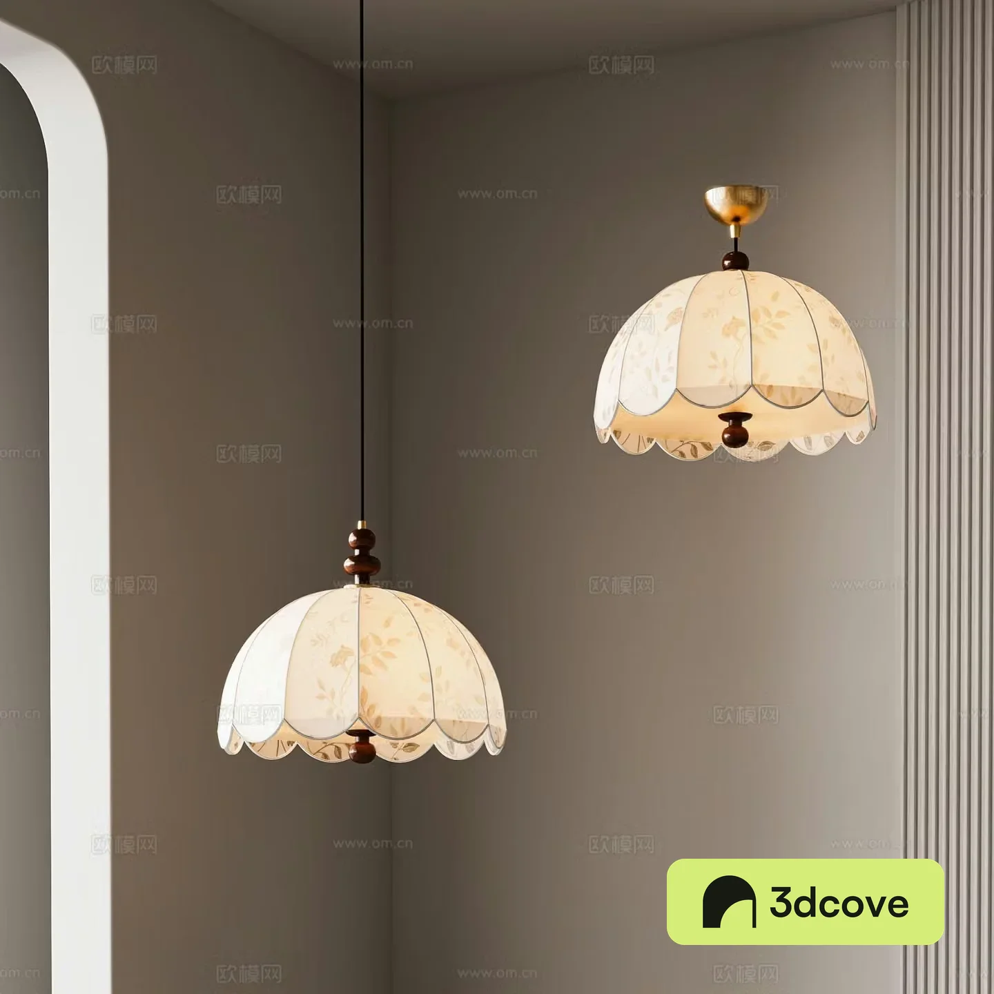 Medieval style chandelier petal chandelier