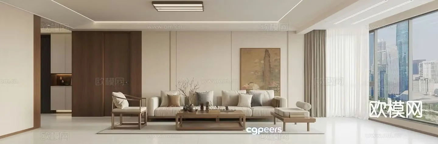 New Chinese restaurant 3D model