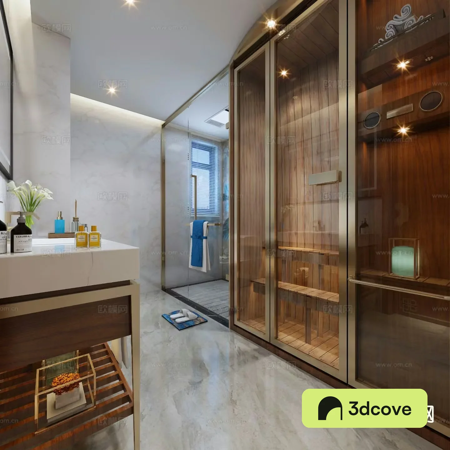 New Chinese style bathroom sauna room steam room