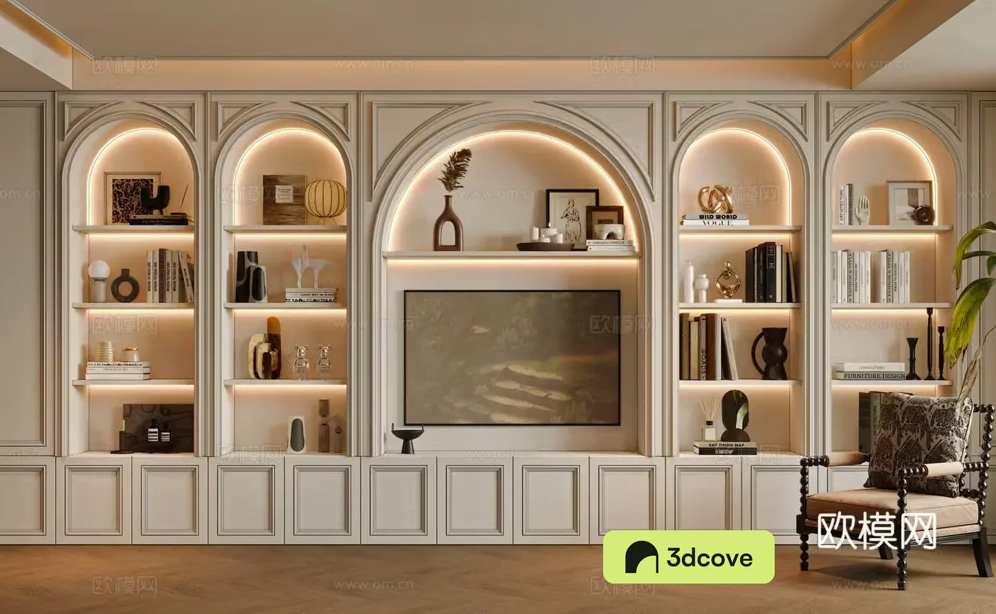 French casual living room