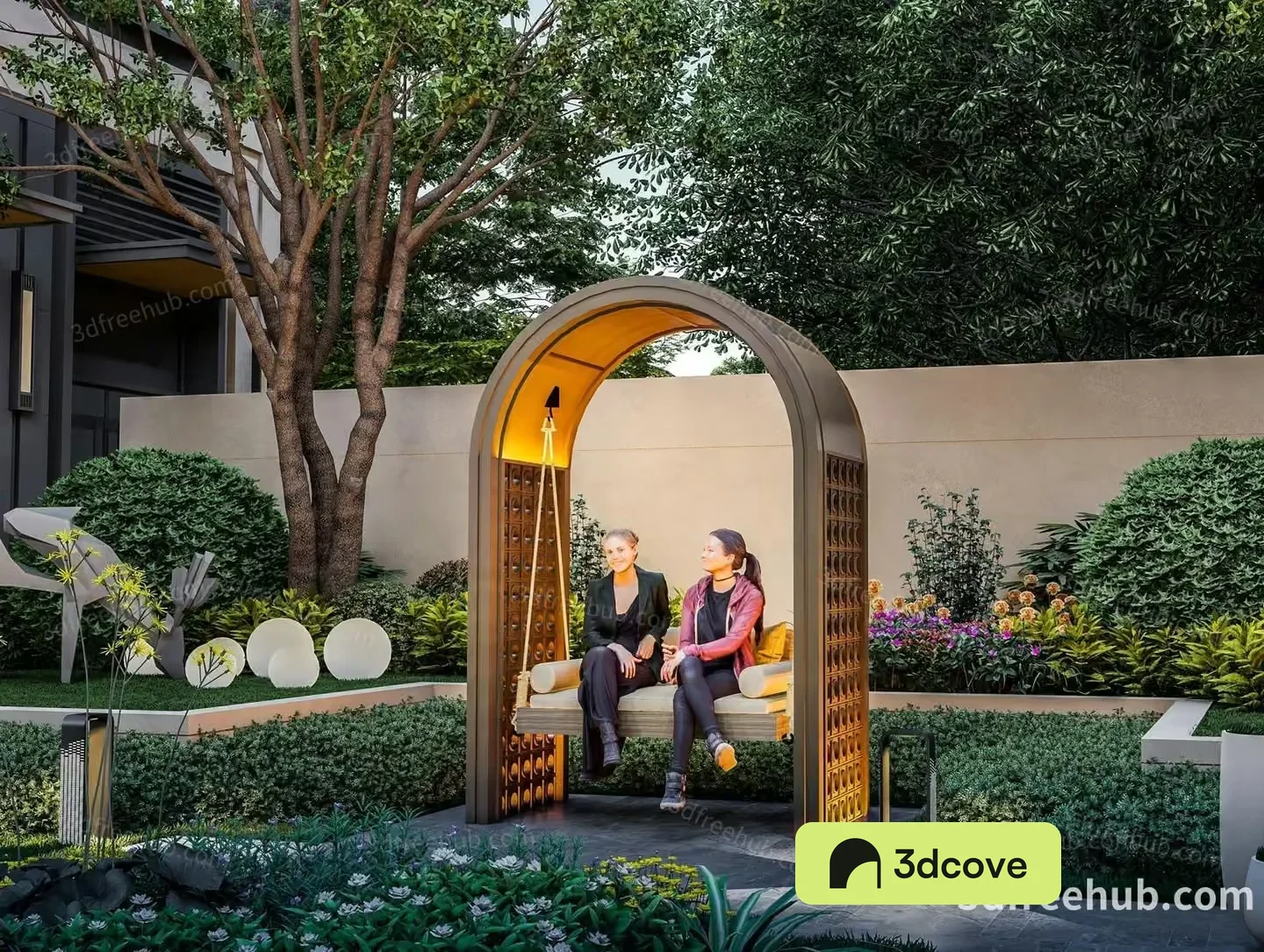 Modern Garden Swing