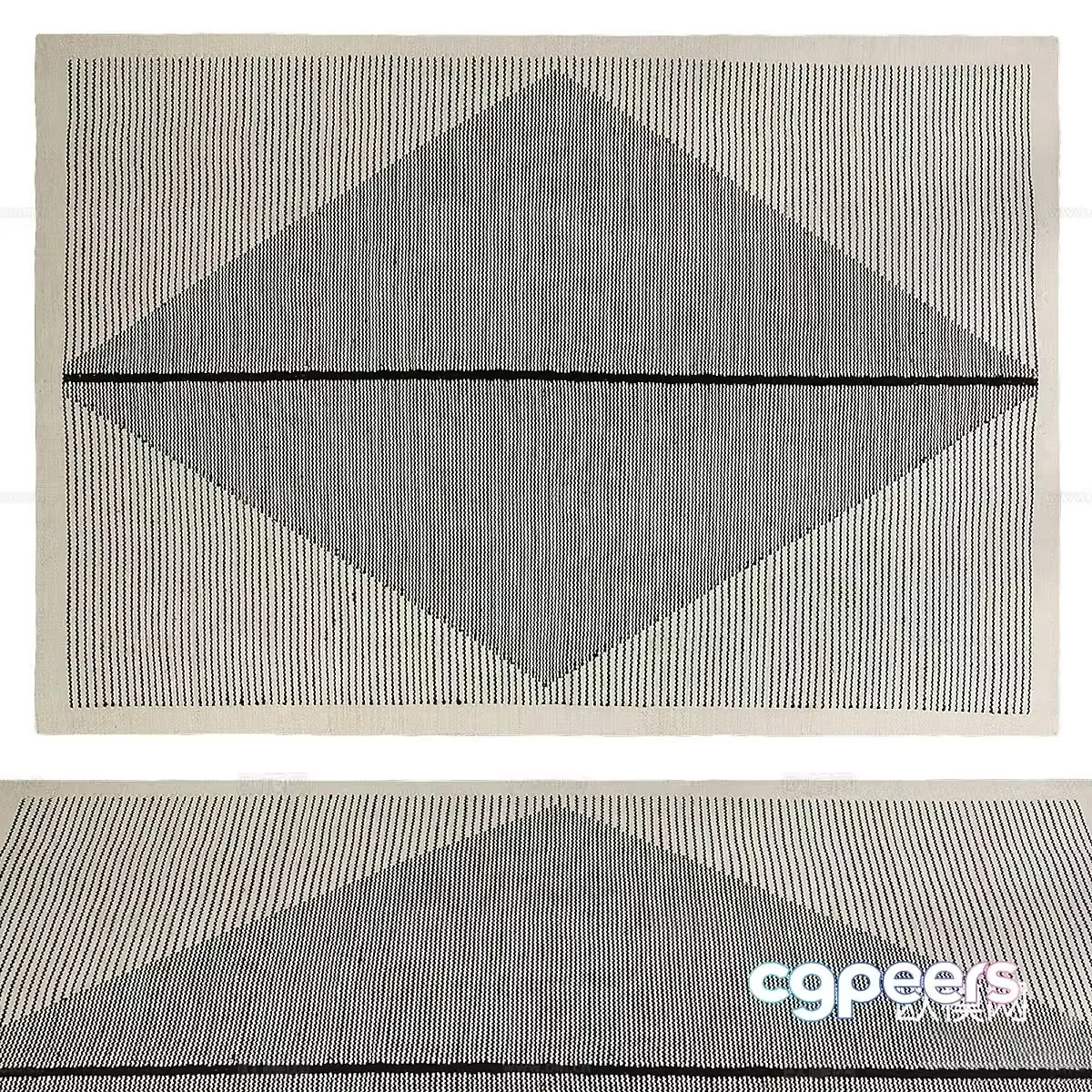 New Chinese style fabric carpet 3D model